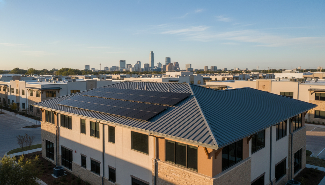 Swordsmen Roofing is a leading commercial roofing contractor serving businesses, property managers, and facility owners throughout Austin and across North and Central Texas.